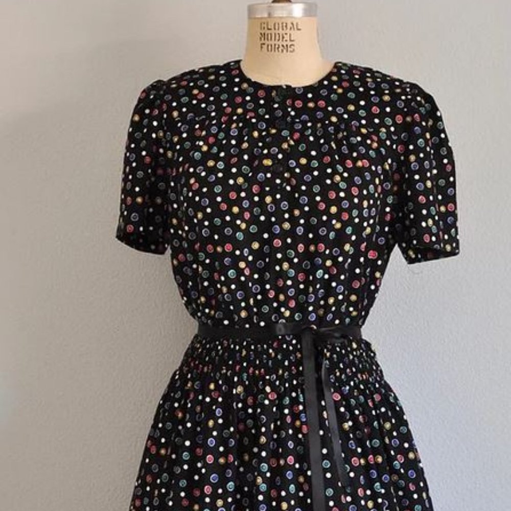 Vintage Polka Dot Dress